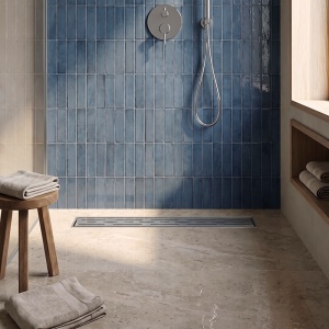 Rigola de dus liniara DL01 Classic inox periat 100 cm cu sifon scazut - Img 2
