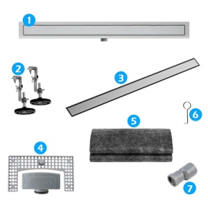 Rigola pentru dus din inox cu sifon inclus si randament ridicat DL01 80 cm - Img 20