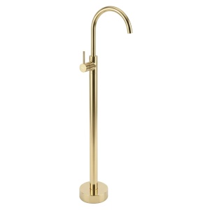 Robinet pentru lavoar freestanding Rea Lungo Gold