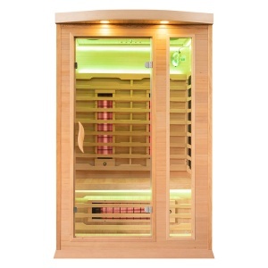 Sauna cu infrarosu MO-A2 PR, 120 x 105 x 190 cm pentru 2 persoane - Img 5