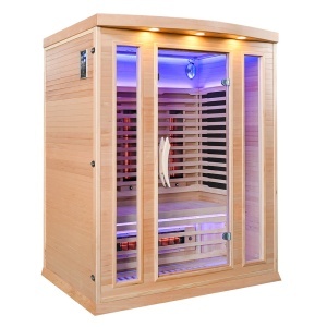Sauna cu infrarosu MO-A3R LUX, pentru 3 persoane 150 x x105 x 190 cm - Img 6