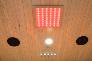 Sauna cu infrarosu si cromoterapie pentru 3 persoane EA3R 150 x 120 x 190 cm - Img 4