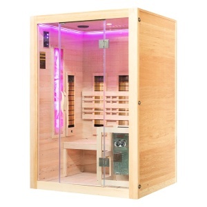 Sauna finlandeza cu infrarosu MO-SW2 COMBO si soba Harvia 3.5 kW 130 x 110 x 190 cm - Img 6