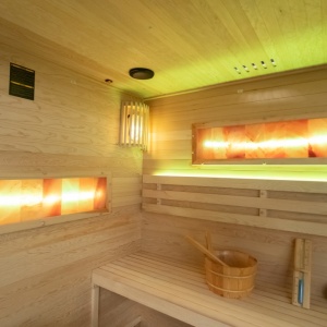 Sauna finlandeza cu temperatura inalta Harvia 6kW, 180 x 156 cm pentru 4-5 persoane - Img 14
