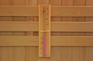 Sauna finlandeza cu temperatura inalta si soba Harvia 3.5kW pentru 2 persoane EA2S 150 x 110 cm - Img 3