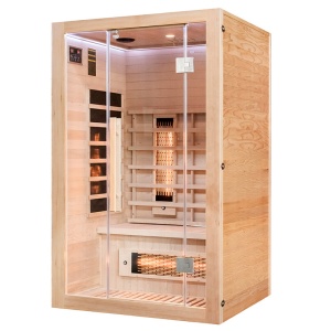 Sauna uscata cu infrarosu la temperatura joasa pentru 2-3 persoane Alta2 120 x 105 cm - Img 4