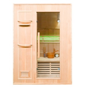 Sauna uscata finlandeza cu soba Harvia 2.3Kw MO-EN2, pereti izolati, 120 x 105 x 192 cm - Img 3
