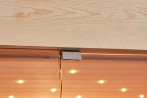 Sauna uscata finlandeza pentru interior MUE-1250 cu soba Harvia 6 kW – 220 x 180 x 210 cm, 4 locuri - Img 23
