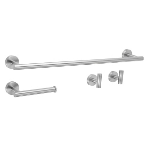 Set accesorii pentru baie Ari Brush Nickel 4 piese