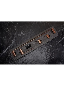Set accesorii pentru baie Mati Brush Copper 4 piese - Img 7