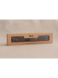 Set accesorii pentru baie Rio Brush Copper 4 piese - Img 8