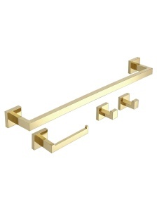 Set accesorii pentru baie Rio Gold 4 piese - Img 6
