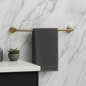 Set de accesorii pentru baie 5 in 1 Colin Auriu Periat - Img 12