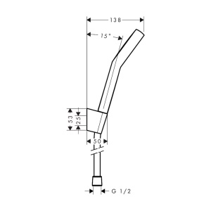 Set de dus cu porter Hansgrohe Activera Select S negru mat 2 functii EcoSmart - Img 6