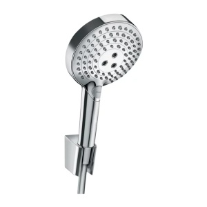 Set de dus cu porter Hansgrohe Raindance Select S 120 crom 3 functii - Img 1