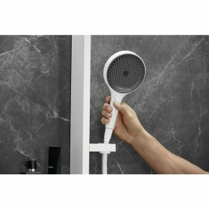 Set de dus cu porter Hansgrohe Rainfinity 130 crom lucios 3 functii - Img 7
