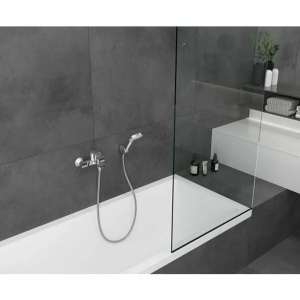 Set de dus cu porter Hansgrohe Vernis Blend 100 Vario 2 functii crom lucios - Img 2