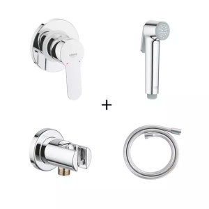 Set dus igiena intima Grohe Trigger Spray Bundle crom lucios - Img 1