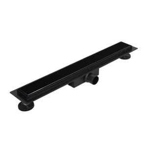 Set rigola pentru dus plus capac 100 cm Balneo G-Drain Double Dark Next negru - Img 1