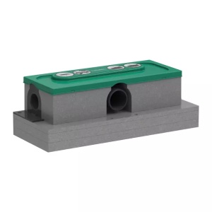 Set rigola pentru dus plus capac Hansgrohe RainDrain Flex ajustabil auriu lucios 80 cm - Img 2