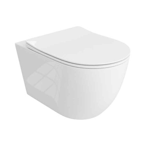Set vas WC alb Spectrum Sierra Grande 2.0 Tornado Flush cu capac soft close si quick release alb