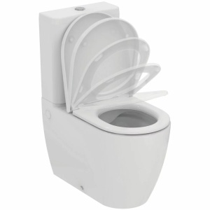 Set vas WC Ideal Standard Ellisse rimless BTW cu capac softclose alb si rezervor - Img 2