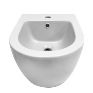 Set vas Wc si Bideu VERA Alfonzo ,cu cadru Wc ROCA s , clapeta la alegere - Img 5