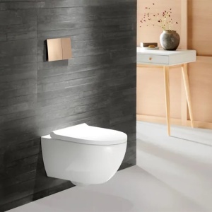 Set vas WC suspendat cu capac soft-close Geberit Acanto TruboFlush