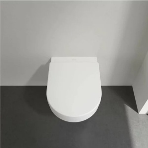 Set vas WC suspendat Villeroy & Boch Architectura DirectFlush cu capac softclose alb - Img 8