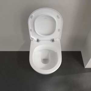Set vas wc suspendat Villeroy & Boch Subway 2.0 DirectFlush cu capac softclose alb - Img 7