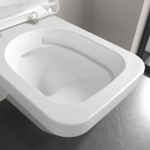 Set WC suspendat Villeroy&Boch, Architectura, TwistFlush, cu capac soft close, quick release, alb - Img 9