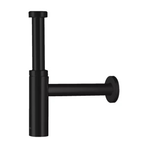 Sifon estetic pentru lavoar Hansgrohe Flowstar S negru mat - Img 1