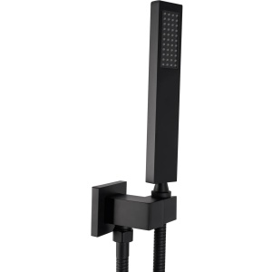 Sistem Complet De Dus REA FENIX DAVIS BLACK + BOX, Montaj In Perete, Para Patrata Tip Ploaie 30 x 30 Cm, 2 Functii De Curgere A Apei, Negru - Img 3