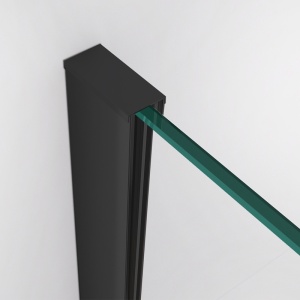Usa de dus batanta pentru nisa ZES-KZ17D negru 100 x 195 cm sticla 6 mm - Img 6