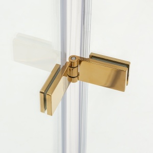 Usa de dus batanta SH01B auriu 90 x 195 cm sticla 6 mm - Img 10
