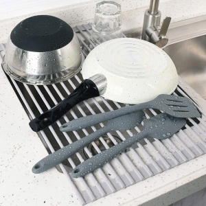 Uscator pentru vase Mat pentru chiuveta 322108 Grey - Img 4