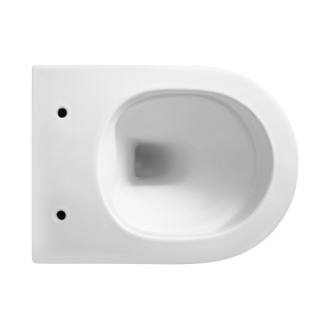 Vas toaleta WC suspendat Mizu White&Gold cu capac din duroplast cu softclose - Img 3