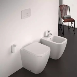 Vas WC pe pardoseala Ideal Standard i.life S rimless alb lucios - Img 1