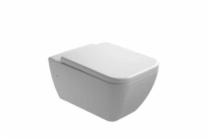 Vas wc suspendat Gala Emma Square Rimless 54x36 cm - Img 1