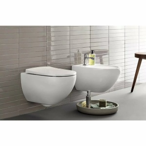 Vas WC suspendat Geberit Acanto Rimfree cu capac inchidere lenta - Img 2