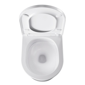 Vas wc suspendat Tornado Elite White, rimless cu capac din duroplast cu softclose - Img 9
