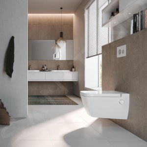 Vas WC Teceone suspendat cu functie bideu Alb, si capac Soft-Close inclus - Img 12