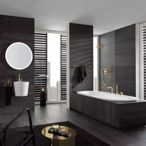 Bara portprosop Grohe Essentials 60 cm auriu lucios Cool Sunrise
