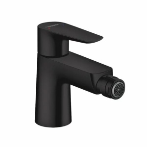 Baterie bideu Hansgrohe Talis E cu ventil Pop-Up negru mat - Img 1