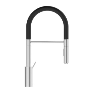 Baterie bucatarie cu pipa flexibila semi-profesionala Ideal Standard Gusto 142 crom - negru - Img 3
