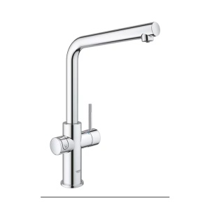 Baterie bucatarie Grohe Blue Home crom pipa tip L si Starter Kit - Img 3