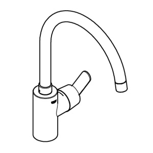 Baterie bucatarie Grohe Get monocomanda crom lucios - Img 3