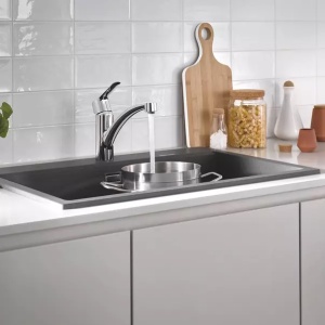 Baterie bucatarie Grohe Start monocomanda crom lucios - Img 5