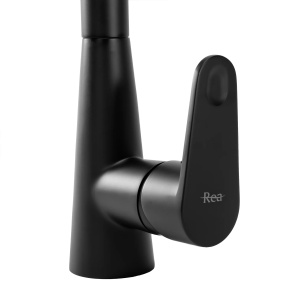 Baterie de bucatarie REA MILD negru mat - Img 6