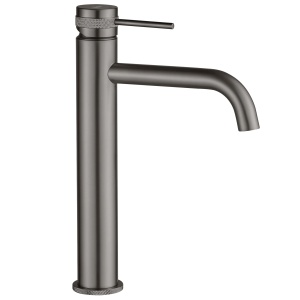 Baterie de lavoar pentru blat Rea Lungo Grip , Culoare Titanium